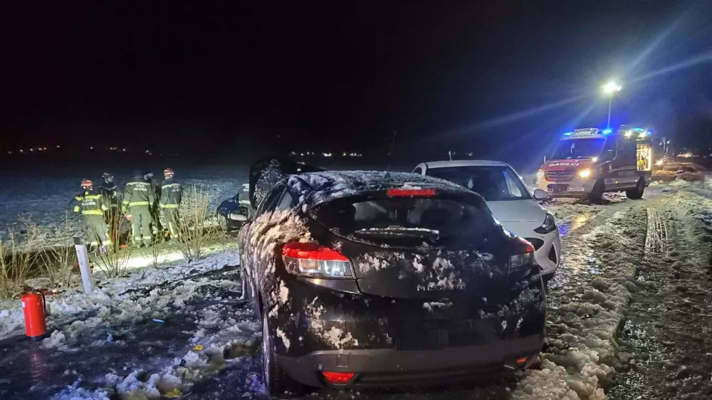 Prometna nesreča pri Meng&scaron;u.