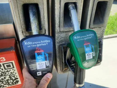 &raquo;Evropska komisija do leta 2029 ni zahtevala več kot dodajanje desetih odstotkov biogoriv. Tolik&scaron;en delež smo v Sloveniji dosegli že leta 2021,&laquo; je pojasnil profesor z ljubljanske ekonomske fakultete dr. Sa&scaron;o Polanec. Fotografija je simbolična. Foto: Luka Cjuha