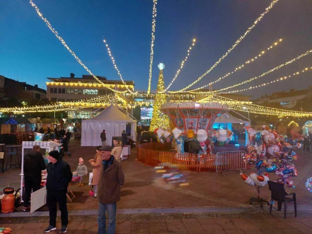 Tudi v sredi&scaron;ču Podgorice so pripravili stojnice. / Foto: osebni arhiv