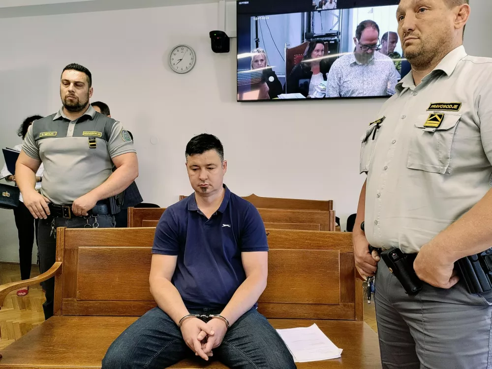 obtoženi Silvo Dreven&scaron;ek / Foto: Tomaž Klip&scaron;teter