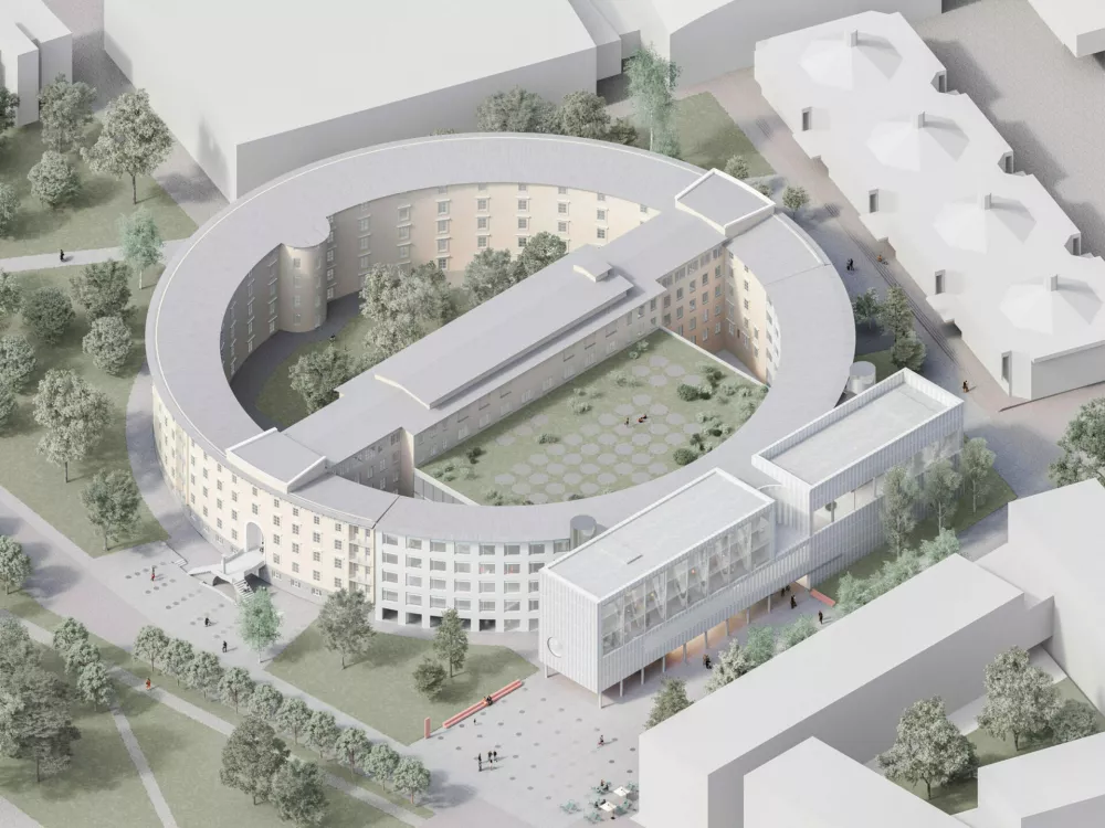 Takrat, ko bo občina celovito prenavljala Baragovo semeni&scaron;če in ga tudi prizidala, naj bi tudi država prenovila prostore Akademskega kolegija. Vir:&nbsp;MOL