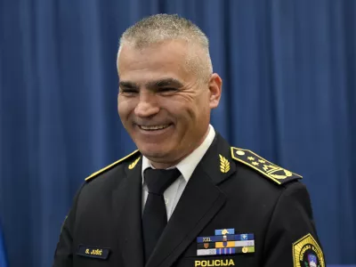 Senad Ju&scaron;ić- 3.04.2024 &ndash; Podelitev medalj policije za hrabrost in požrtvovalnost. Policijska akademija, Tacen. //FOTO: Nik Erik Neubauer