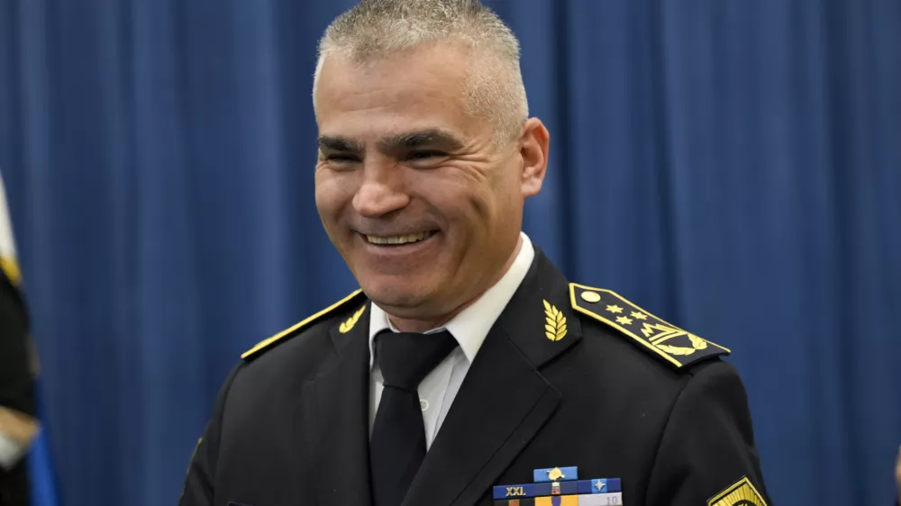 Senad Ju&scaron;ić- 3.04.2024 &ndash; Podelitev medalj policije za hrabrost in požrtvovalnost. Policijska akademija, Tacen. //FOTO: Nik Erik Neubauer