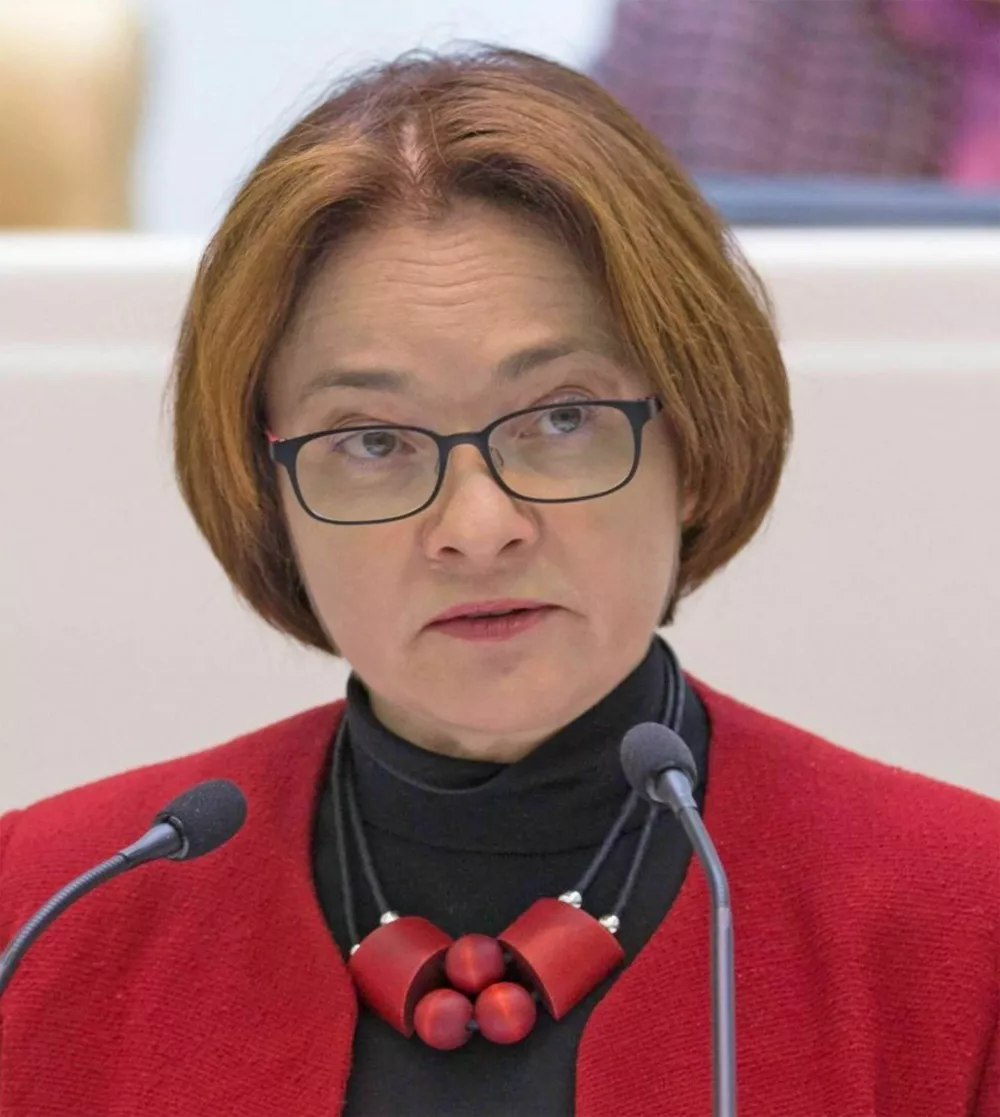 Referenčna obrestna mera ruske centralne banke, ki jo vodi Elvira Nabiulina, je najvi&scaron;ja po letu 2003 in trenutno zna&scaron;a 21 odstotkov. Foto: Alamy Stock Photo