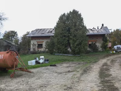 16.10.2024 - Iskrica Nedeljskega - družina Skok - Zagaj, Ponikva pri &Scaron;entjurju, požar. FOTO: Luka Cjuha / Foto: Luka Cjuha