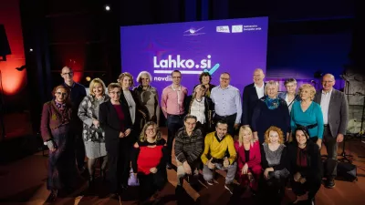 Pretekli dobitniki priznanj Andrago&scaron;kega centra Slovenije. / Foto: Acs