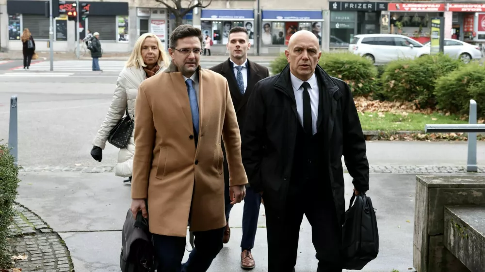 Bo&scaron;tjan Lindav in Tatjana Bobnar, zasli&scaron;anje na KPK, 4. 12. 2024. Foto: Jaka Gasar