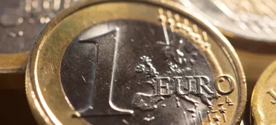 FILE PHOTO: One Euro coins are seen in this illustration taken, November 9, 2021. REUTERS/Dado Ruvic/Illustration/File Photo