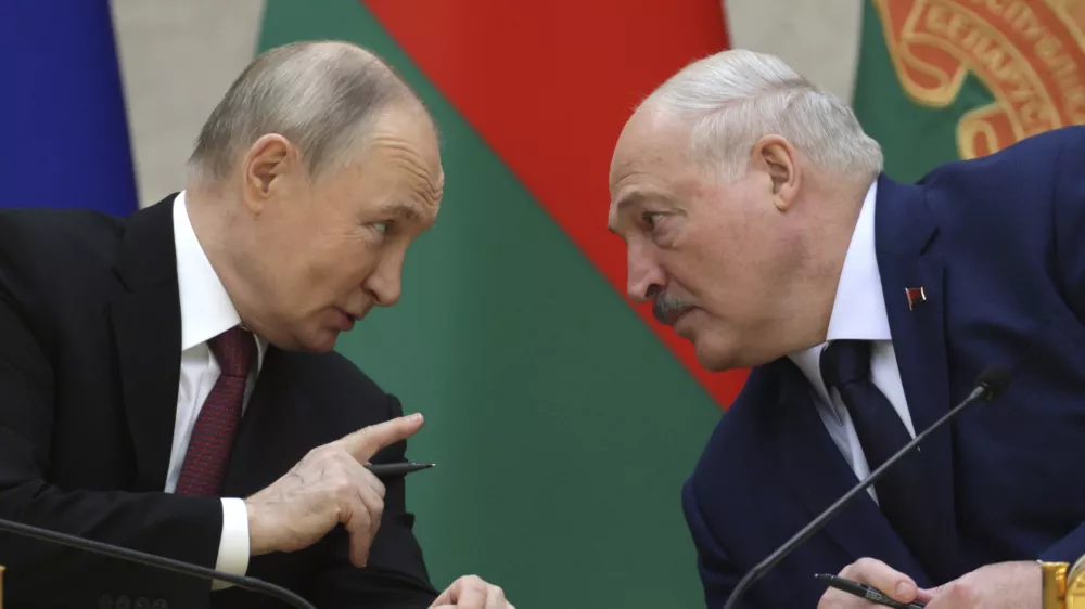 Vladimir Putin in Aleksander Luka&scaron;enko