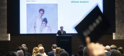 Slovenska umetnostUmetnineUmetniški trgIvana Kobilica7.12.2024 Dražba umetniških del v organizaciji galerije SLOART, hotel Grand Plaza.FOTO: Nik Erik Neubauer