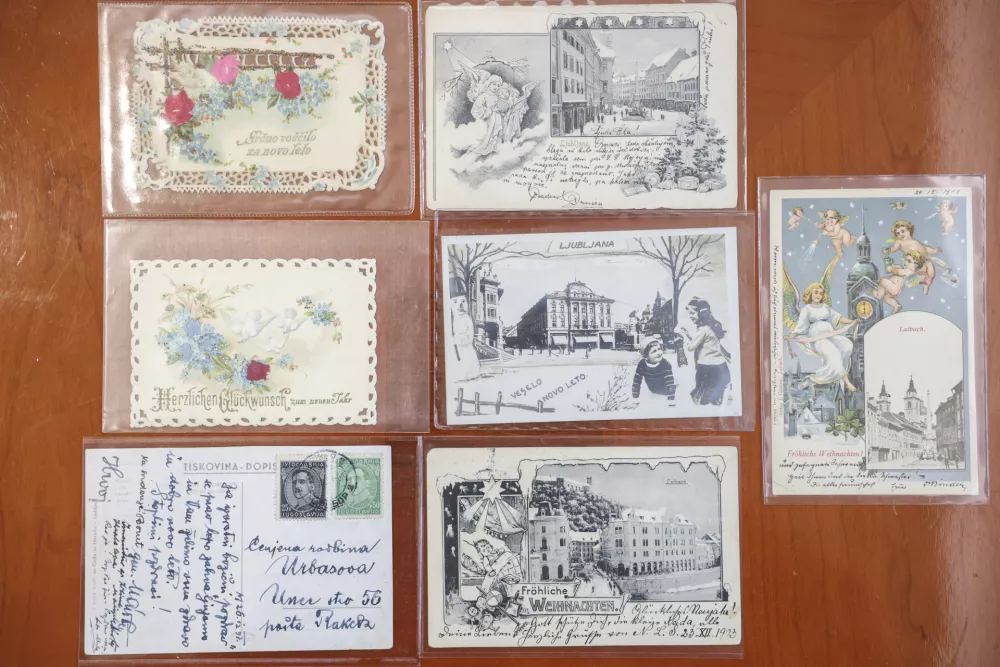 - 04.12.2024 - zbiratelj vo&scaron;čilnic in razglednic Zmago Tančič//FOTO: Jaka Gasar