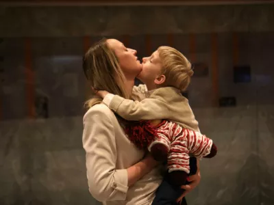 &Scaron;pela Miro&scaron;evič, predsednica fundacije CTNNB1 in mamica malega Urbana07.11.2024 - Razvoj genskega zdravljenja za sindrom CTNNB1Foto: Tomaž Skale