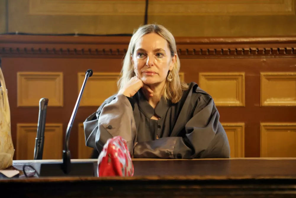 tožilka Mateja Gončin16.12.2024 - sodi&scaron;če, obtoženi Semir Hajdarpa&scaron;ičFoto: Tomaž Skale