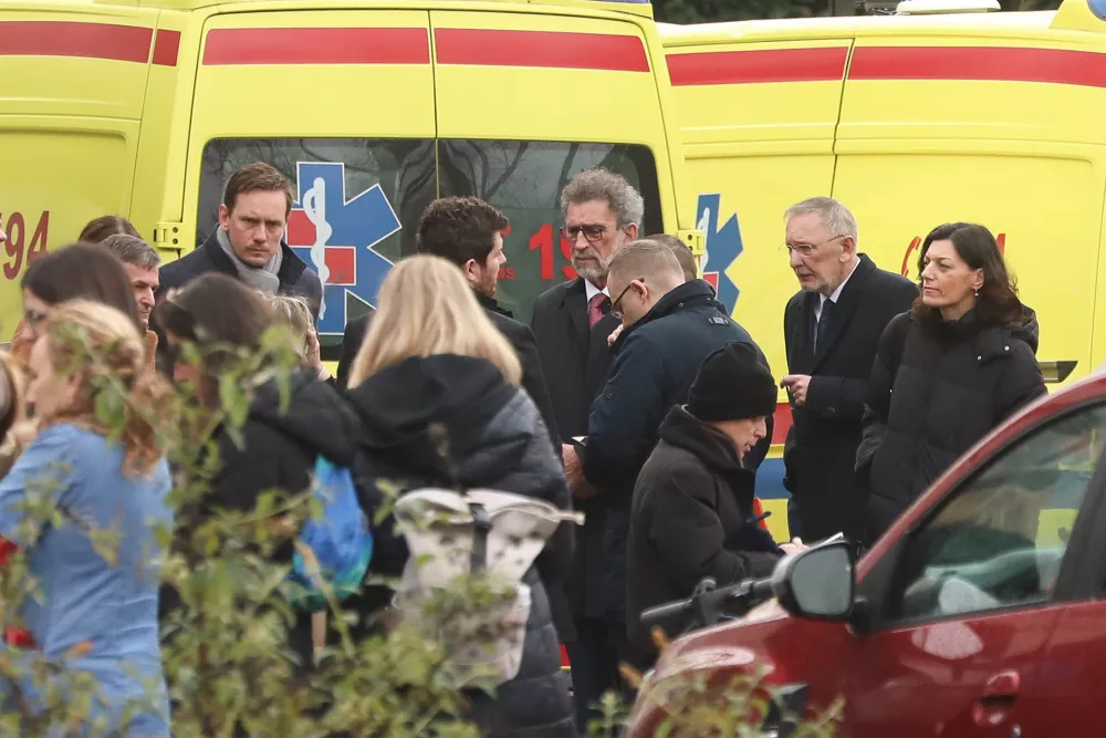 Notranji minister Davor Božinović pred &scaron;olo v Zagrebu