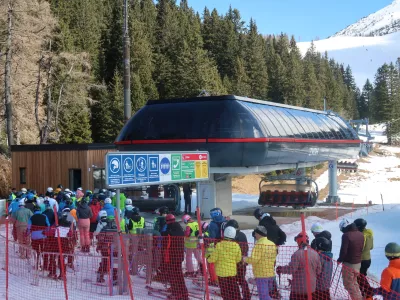 smuči&scaron;če, Krvavec, &scaron;estsedežnica Zvoh. Foto.: Tatjana Pihlar 