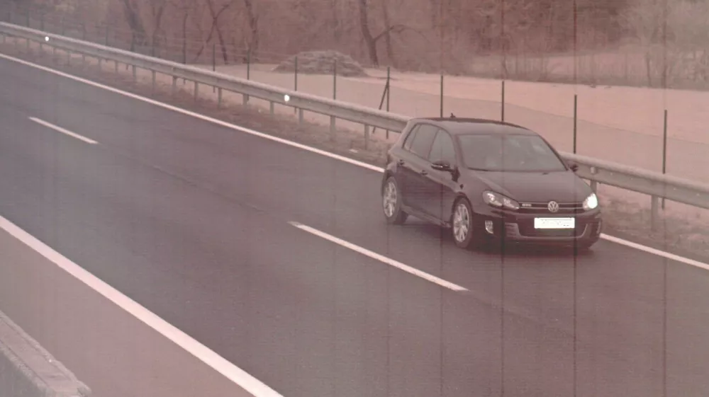 Pijani voznik pri Vi&scaron;nji gori. Foto: PU Ljubljana