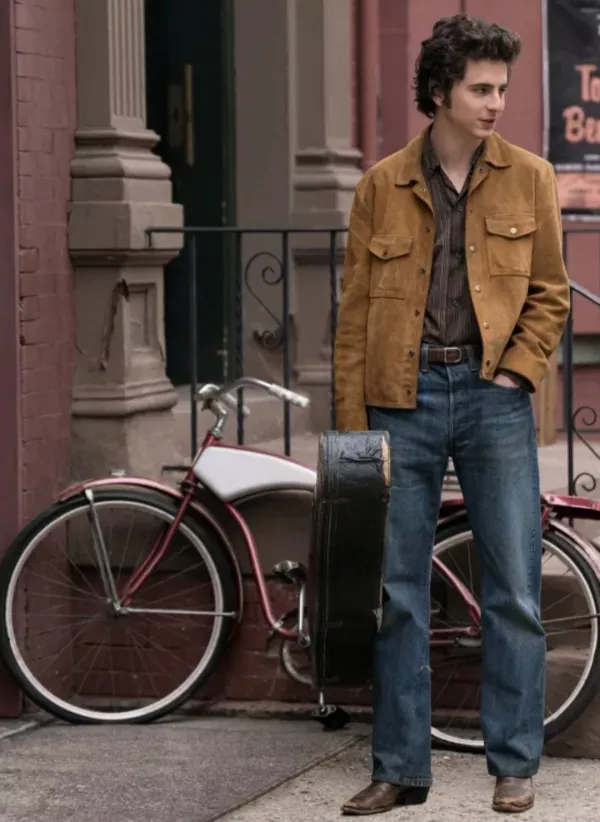 Levi's je sodeloval s Phillipsom, da bi poustvaril Dylanov najljub&scaron;i stil kavbojk, silhueto 501 iz leta 1963.  F Searchlight Pictures