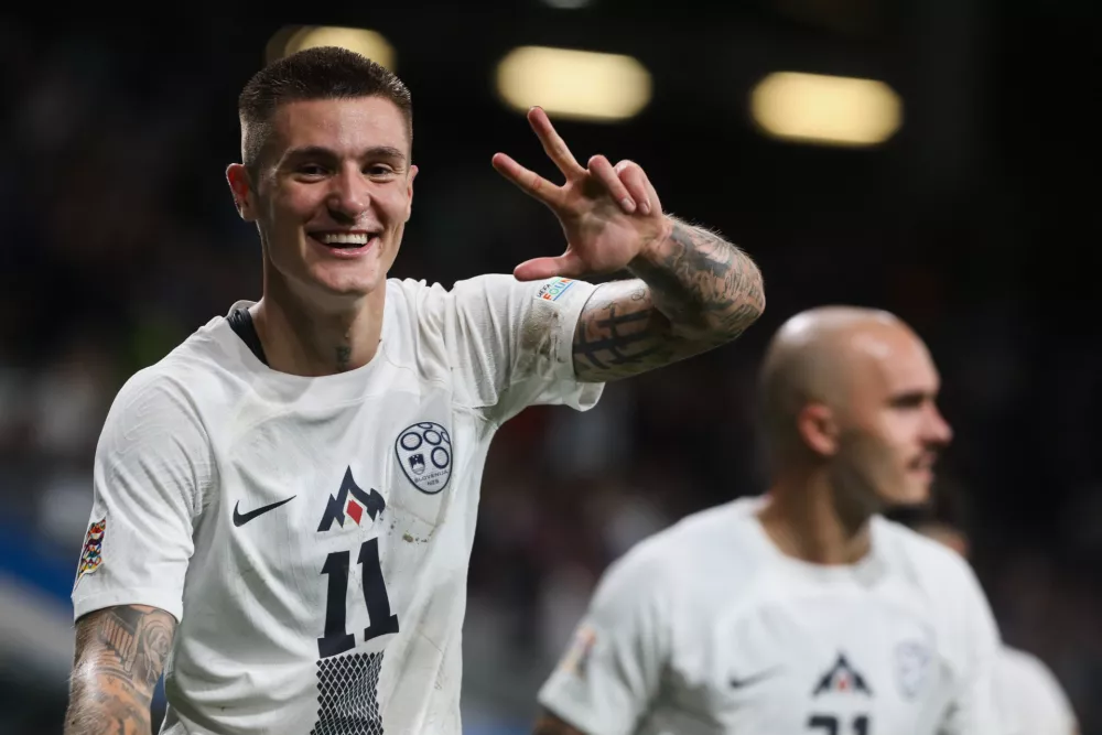 - PREGLED LETA 2024- Benjamin &Scaron;a&scaron;ko.- 09.09.2024. Nogomet Liga narodov, Slovenija - Kazahstan.//FOTO: Bojan Velikonja