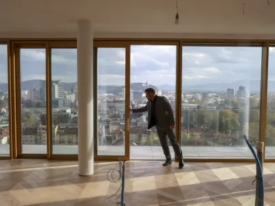 - 09.11.2023 &ndash; otvoritev - stanovanjsko poslovni kompleks Bellevue Living &ndash; luksuzna soseska ob Celov&scaron;ki cesti v Ljubljani - nepremičnine //FOTO: Jaka Gasar / Foto: Jaka Gasar