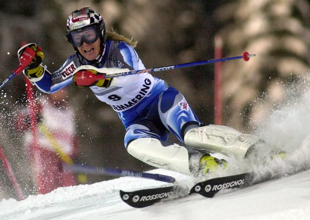 Ur&scaron;ka Hrovat, - smučanje - nočni slalom Semmering
