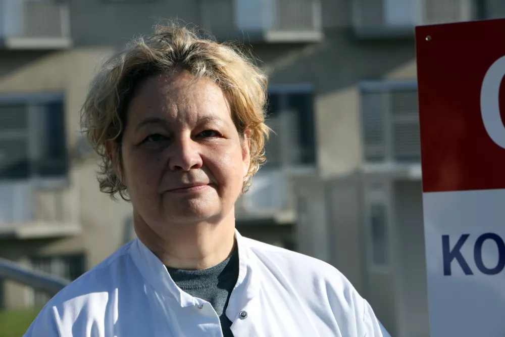 - 31.03.2021 - Doc. dr. Mateja Logar, infektologinja s Klinike za infekcijske bolezni in vročinska stanja, vodja svetovalne skupine pri Ministrstvu za zdravje za zajezitev in obvladovanje epidemije COVID-19//FOTO: Tomaž Skale