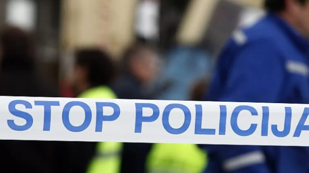 - ilustrativna fotografija - policijski za&scaron;čitni trak - policija - stop/FOTO: Luka Cjuha