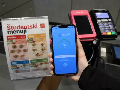 - 15.03.2024 - &Scaron;tudentska prehrana, boni, McDonalds, restavracija s hitro prehrano//FOTO: Jaka Gasar