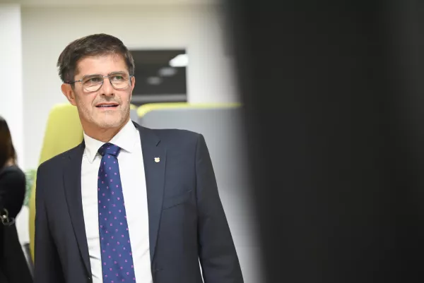 Matjaž Rakovec, župan Mestne občine Kranj. Foto: Nik Erik Neubauer

&nbsp;