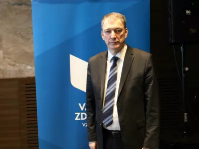 14.01.2025 - Vzajemna zdravstvena zavarovalnica, tiskovna, Matija &Scaron;enk Foto: Tomaž Skale