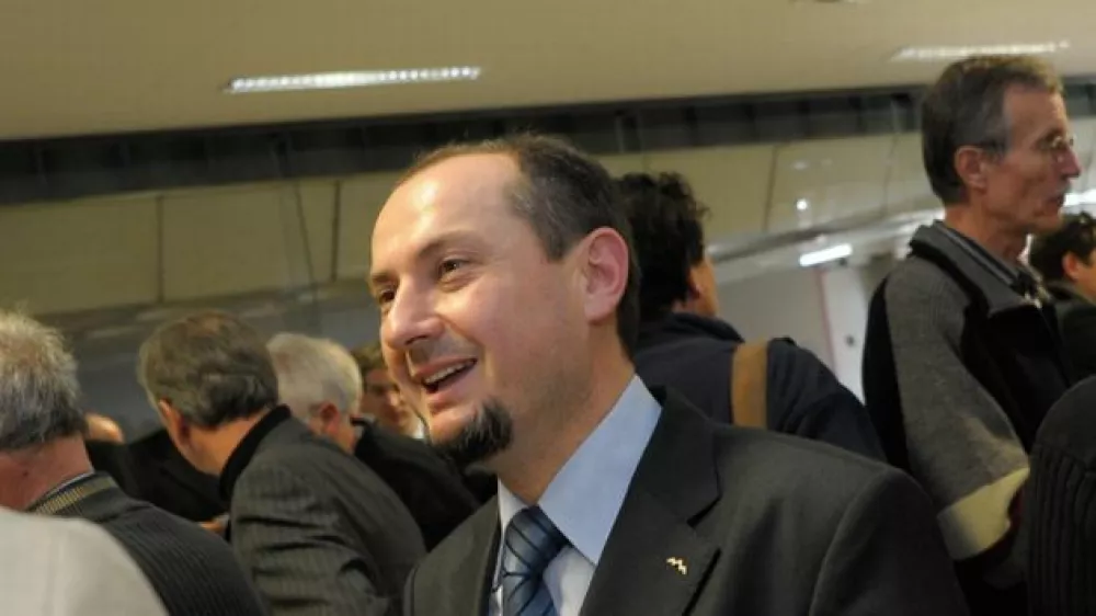 poslanec Ga&scaron;par G. Mi&scaron;ic- Kongres stranke Pozitivna Slovenija//FOTO: TOMAŽ ZAJEL&Scaron;NIK