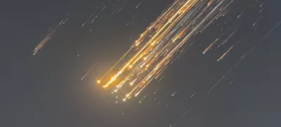 Orange balls of light fly across the sky as debris from a SpaceX rocket launched in Texas is spotted over Turks and Caicos Islands, January 16, 2025 in this screen grab obtained from social media video. Marcus Haworth@marcusahaworth/via REUTERS THIS IMAGE HAS BEEN SUPPLIED BY A THIRD PARTY. MANDATORY CREDIT. NO RESALES. NO ARCHIVES.