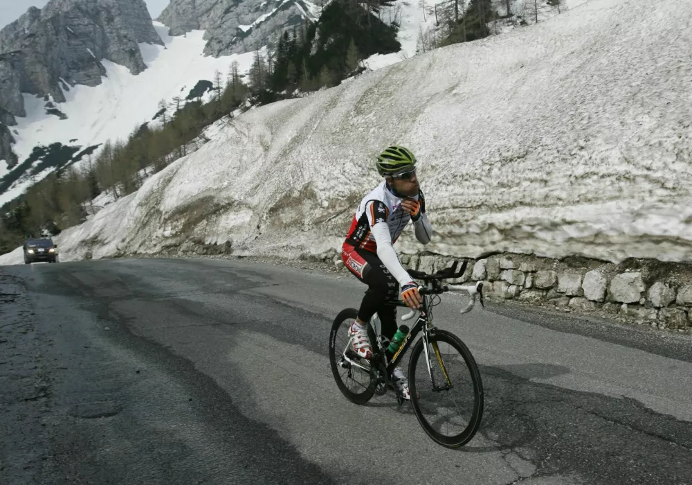 Jure Robič na Vr&scaron;iču / Foto: Matej Pov&scaron;e/dokumentacija