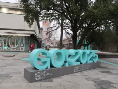 Nova Gorica, pripravljalna dela za Evropsko prestolnico kulture, železni&scaron;ka postaja, center mesta