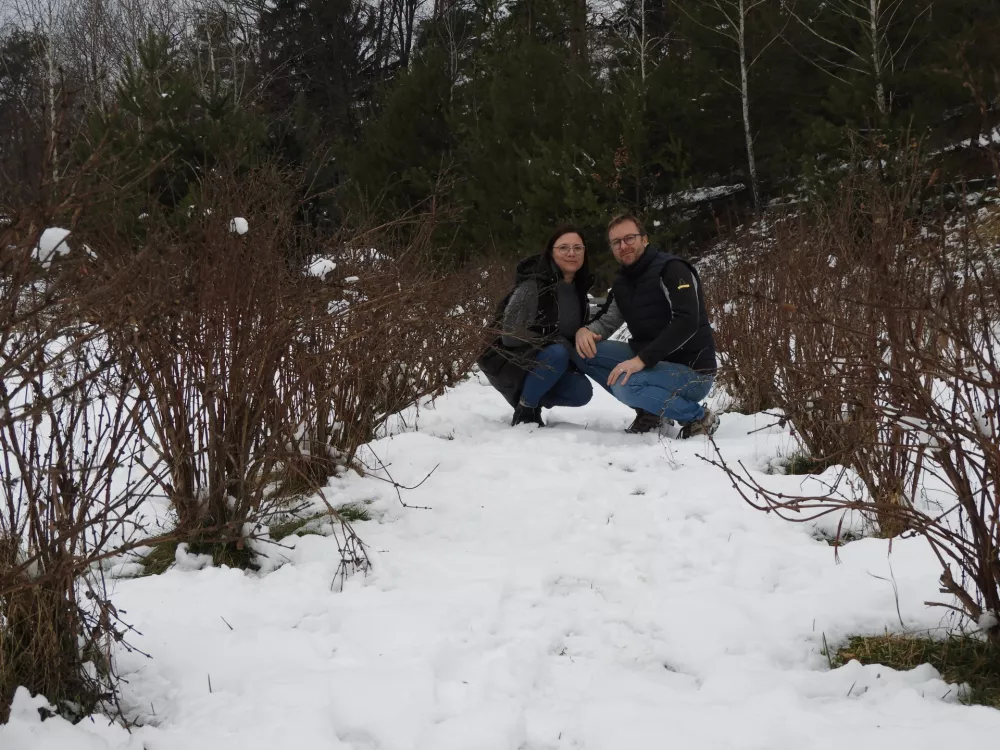 Neža in Andrej Sevčnikar Hi&scaron;ka Borovnic / Foto: Katja Petrovec