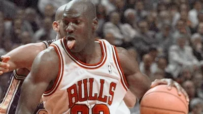 Michael Jordan, ko&scaron;arkar, ko&scaron;arka / Foto: Ap