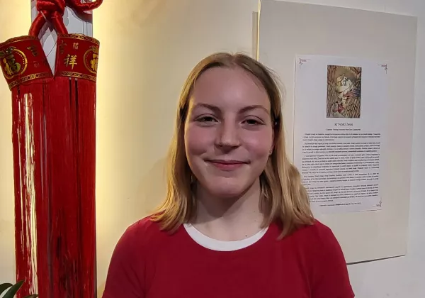 Katja Kra&scaron;evec deveto&scaron;olka O&Scaron; Anton Ukmar Koper / Foto: Katja Gle&scaron;čič 