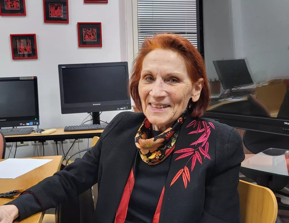 Neva Čebron vodja Konfucijeve učilnice Koper / Foto: Katja Gle&scaron;čič 