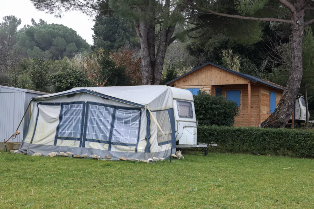 - 25.01.2025 - Protest slovenskih in hrva&scaron;kih vikenda&scaron;ev v Umagu - črnogradnja, Savudrija//FOTO: Jaka Gasar