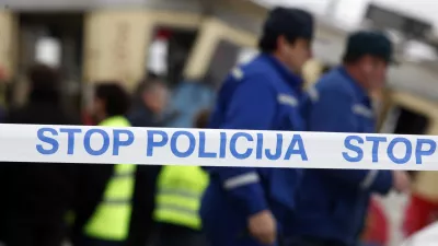 - ilustrativna fotografija - policijski za&scaron;čitni trak - policija - stop/FOTO: Luka Cjuha