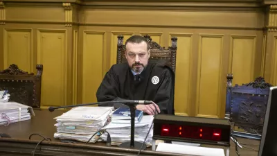 sodnik Tomaž Brom&scaron;e - 24.01.2019 - predobravnavni narok - afera dodatki &ndash; sojenje profesorjem zaradi spornih izplačil dodatkov za stalno pripravljenost na Ekonomski fakulteti v Ljubljani - //FOTO: Matjaž Ru&scaron;t