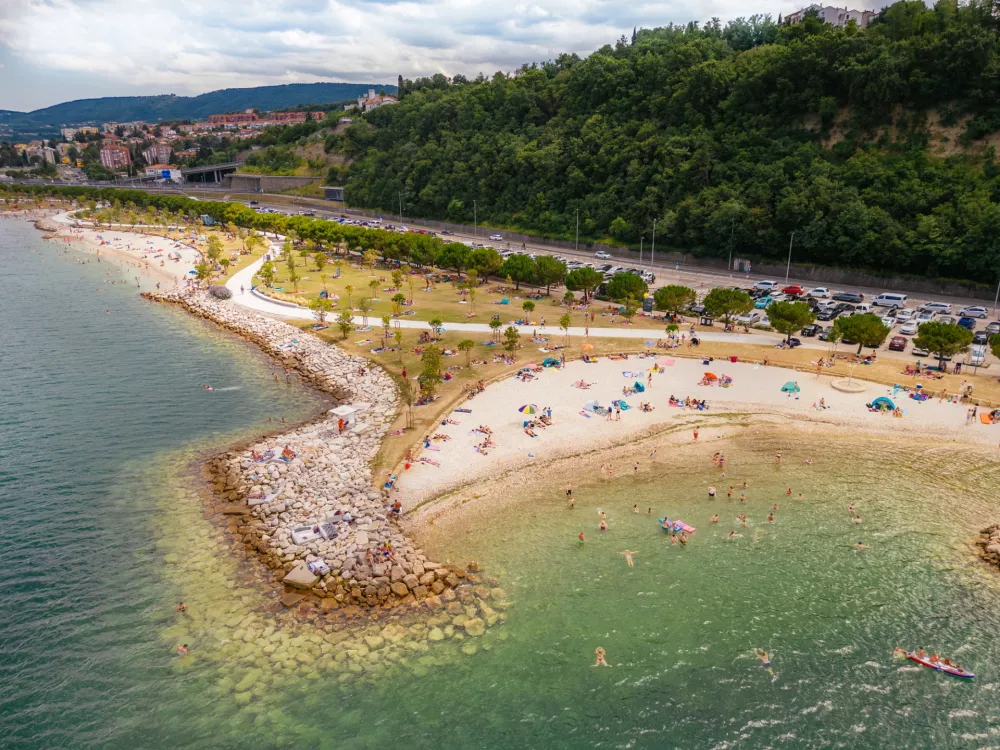 Koper Žusterna plaža / Foto: Jakob Bužan