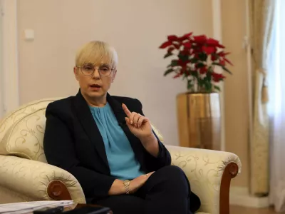 - 22.12.2023 - Nata&scaron;a Pirc Musar, novinarka in političarka, predsednica Republike Slovenije od 23. decembra 2022//FOTO: Tomaž SkaleOPOMBA: DNEVNIKOV OBJEKTIV - INTERVJU 2023