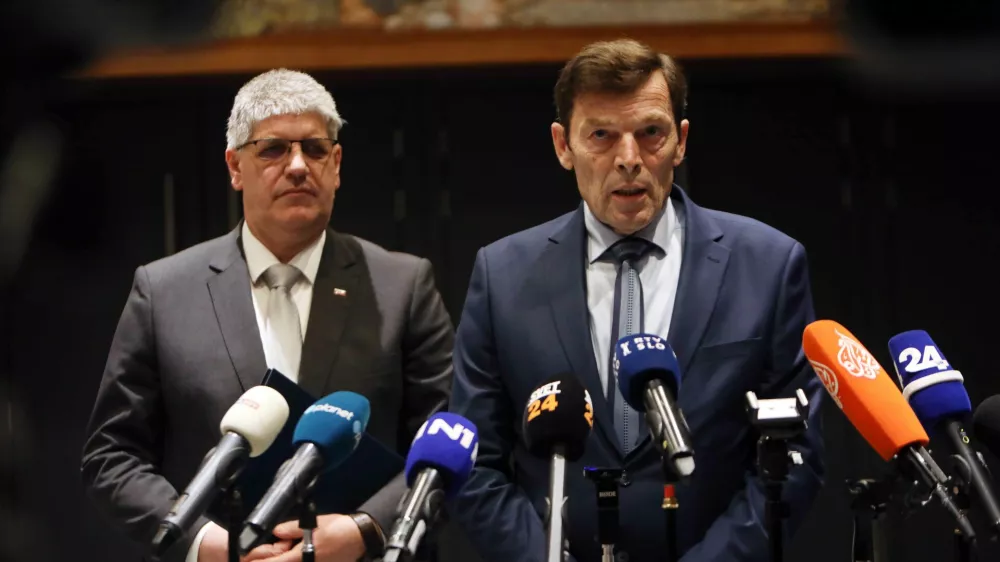 27.01.2025 - DZ tiskovna nasilje v &Scaron;olah,Vinko LogajBo&scaron;tjan PoklukarFoto: Tomaž Skale