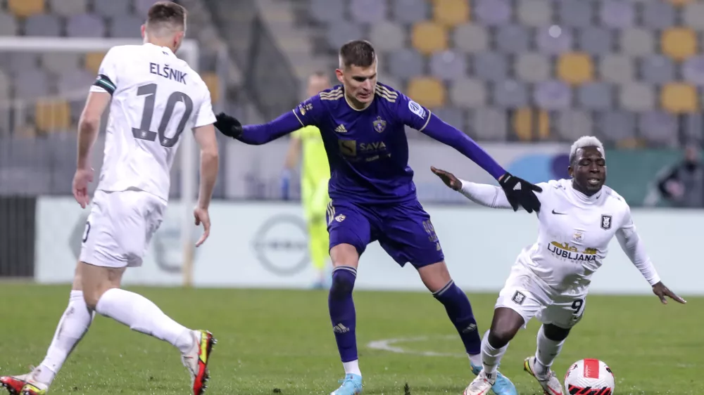 Žugelj Nino (99)- 09.04.2022 &ndash; nogomet - Maribor: Olimpija, Prva liga Telemacha, 30. krog: //FOTO: Jaka Gasar