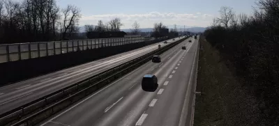 21.02.2024. DARS - štajerska avtocesta - odsek Domžale pri izvozu za Sneberje. Foto: Bojan Velikonja