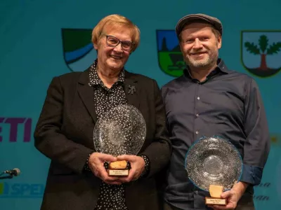 Zasavka in Zasavc leta 2024 Alenka Knez in Jure Tori, ki sta najbolj prepričala komisijo. /&nbsp;Foto: Branko Klančar