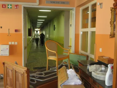 DOm starej&scaron;ih Črnomelj. Dan po požaru. Foto: Dragana Stanković / Foto: Dragana Stanković