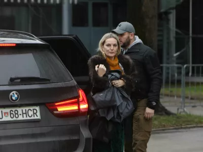 24.01.2025 -sodi&scaron;če,kava&scaron;ki klantožilka Mateja Gončin, varnostnikiFoto: Tomaž Skale