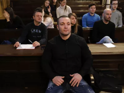 Mervan &Scaron;ljivar je bil zaradi poskusa uboja nazadnje pravnomočno opro&scaron;čen, ostaja pa &scaron;e v kazenskem postopku zaradi umora. Foto: Jaka Gasar&nbsp;