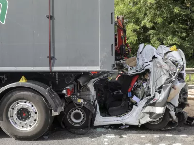 Ilustrativna slika prometne&nbsp;nesreče / Foto: Jaka Gasar/dokumentacija